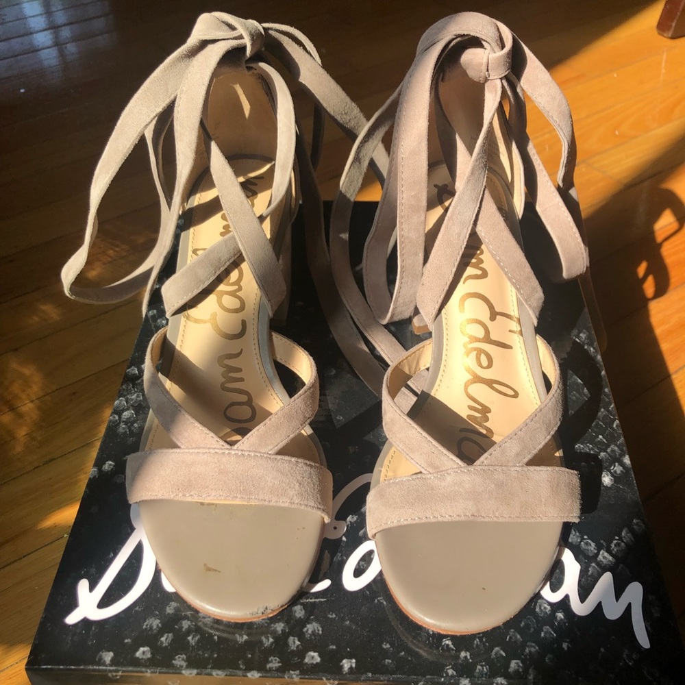 Sam Edelman Sheri strapping heel.
